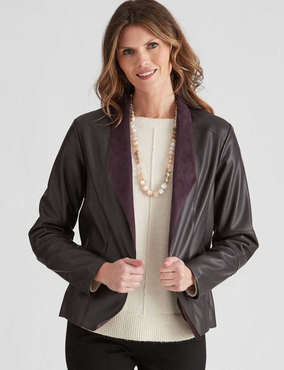 Outerwear WLane | W.Lane Pu Panelled Jacket