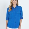 Tops NoniB | Noni B Pocket Detail Shirt