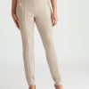 Bottoms Millers | Millers Full Length Slim Leg Panelled Zip Ponte Pant