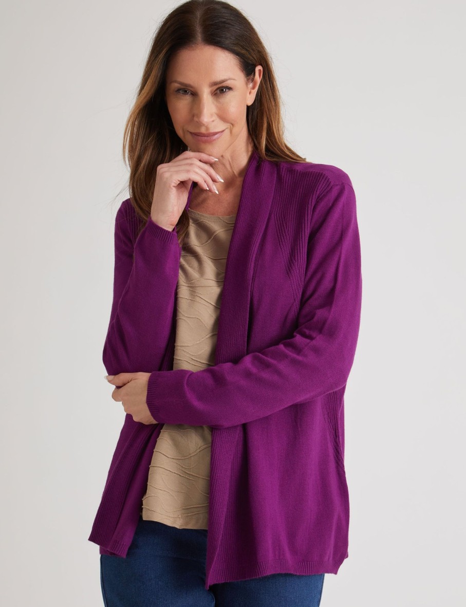 Knitwear Millers | Millers Long Sleeve Edge To Edge Cardigan