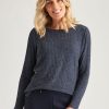 Tops NoniB | Noni B Zipped Detail Rib Knitwear Top