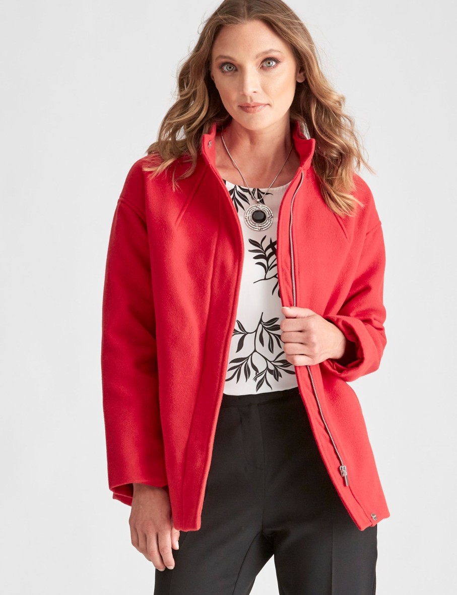 Outerwear LizJordan | Liz Jordan Melton Coat