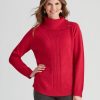 Knitwear WLane | W.Lane Split Neck Cable Pullover