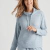 Tops Millers | Millers Lounge Mock Neck Top