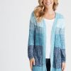 Knitwear Rockmans | Rockmans Long Sleeve Multi Cardigan