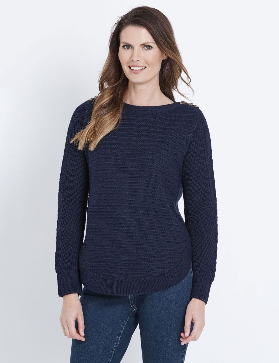 Knitwear WLane | W.Lane Textured Button Knit