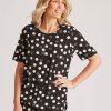 Tops NoniB | Noni B Cotton Spot Tunic Top