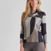 Tops NoniB | Noni B Knitwear Colour Block Top