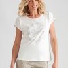 Tops NoniB | Noni B Cotton Slub Embellished T-Shirt