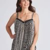 Tops Millers | Millers Sleeveless Lace Trim Cami