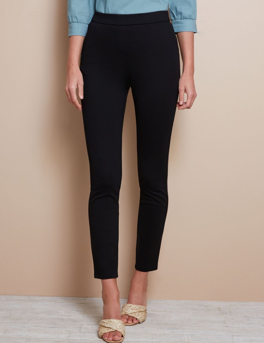 Bottoms WLane | W.Lane Long Legs Ponte Pants