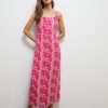 Dresses NoniB | Noni B Leaf Print Maxi Dress