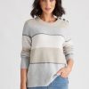 Knitwear Katies | Katies Button Textured Knit Jumper