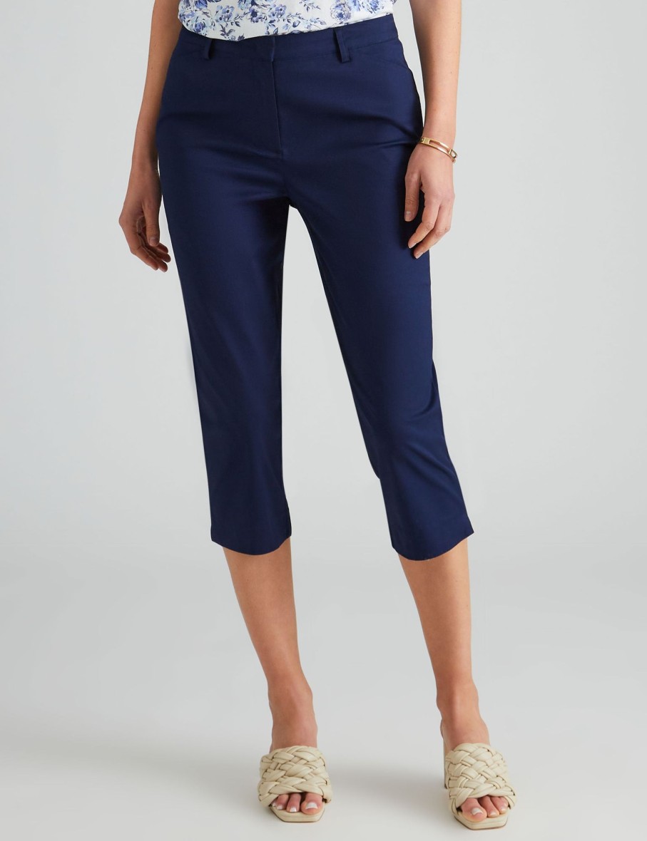 Bottoms WLane | W.Lane Crop Classic Pants