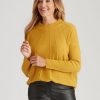 Knitwear Millers | Millers Long Sleeve Supersoft Mock Neck Jumper