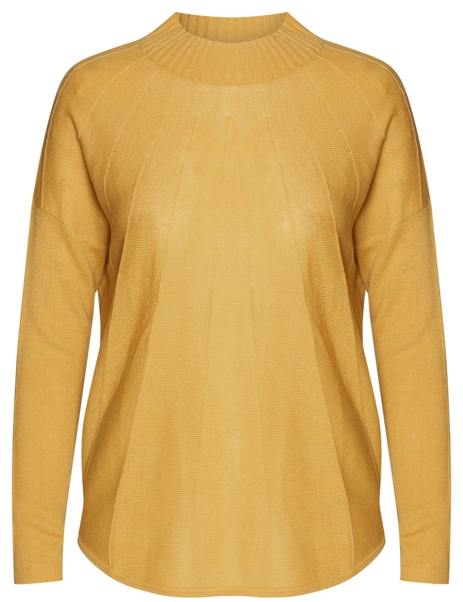 Knitwear Millers | Millers Long Sleeve Supersoft Mock Neck Jumper