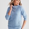 Knitwear Rockmans | 3/4 Button Knit