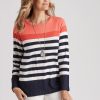 Knitwear Millers | Millers Long Sleeve Stripe Supersoft Jumper