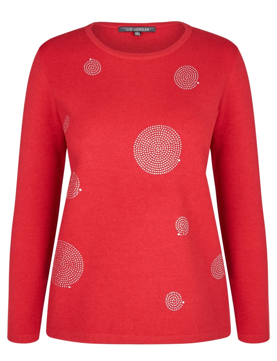 Knitwear NoniB | Noni B Embellished Spiral Knitwear