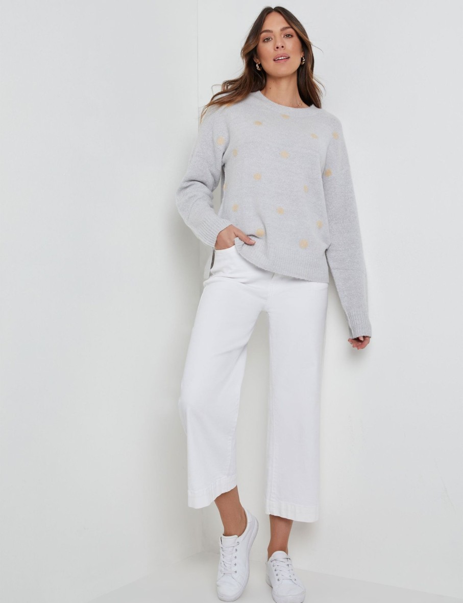 Knitwear Katies | Katies Long Sleeve Moss Yarn Novelty Jumper