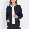 Outerwear Millers | Millers Long Line Ponte Jacket