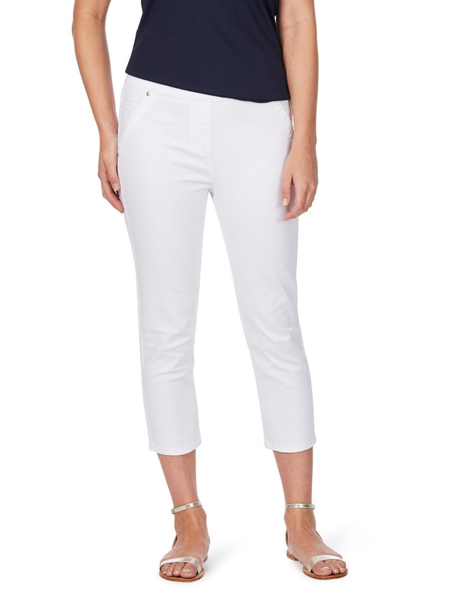 Bottoms WLane | W.Lane Signature Crop Length Jeans