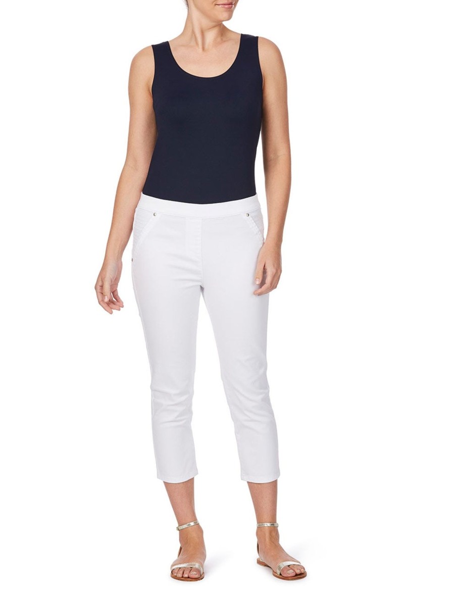 Bottoms WLane | W.Lane Signature Crop Length Jeans