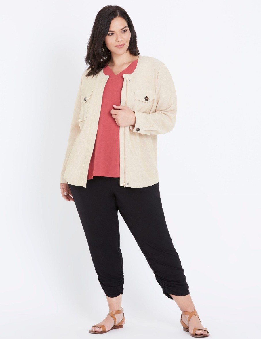 Outerwear Autograph | Autograph Linen Bomber Jacket