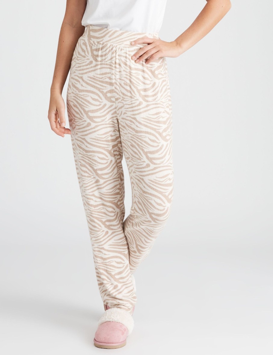 Sleepwear Rockmans | Rockmans Cosy Animal Print Sleepwear Pants