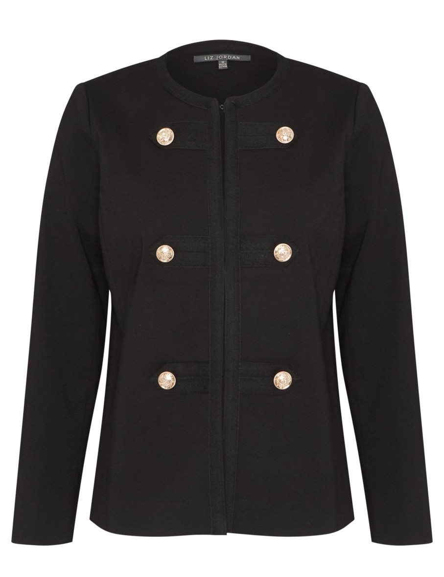 Outerwear NoniB | Noni B Ponte Military Jacket