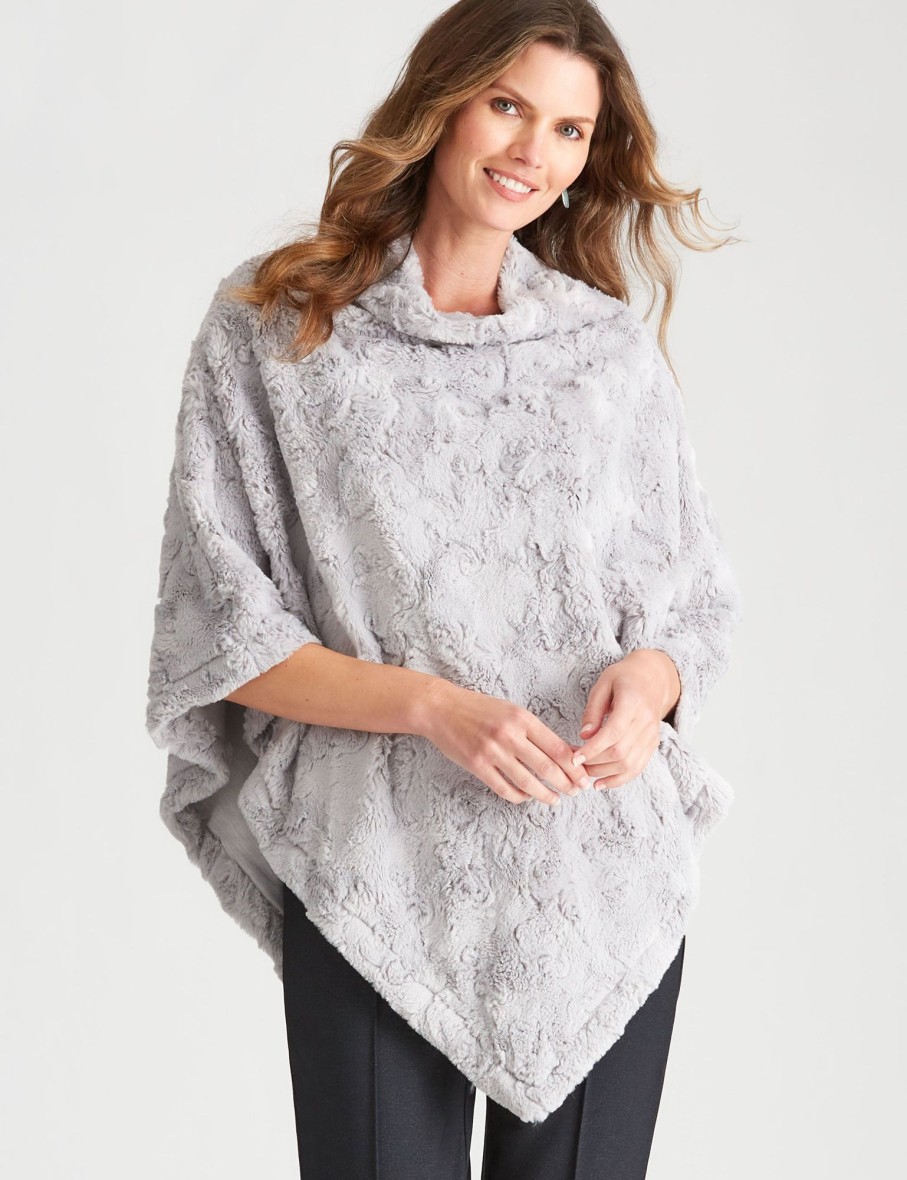 Outerwear WLane | W.Lane Faux Fur Cape Top