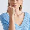 Knitwear Katies | Katies Short Sleeve Pointelle Knit Cover Up