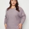 Knitwear Beme | Beme Long Sleeve Boat Neck Jumer