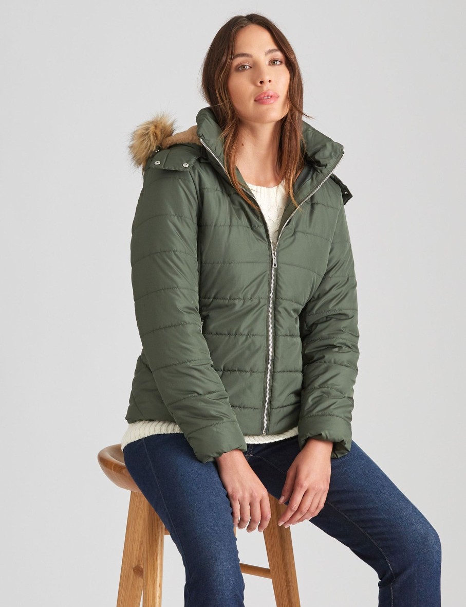 Outerwear Katies | Katies Short Puffer Jacket