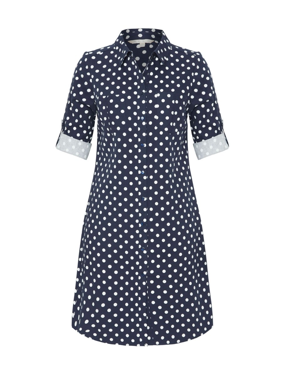 Dresses NoniB | Noni B Woven Shirt Dress