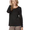 Tops NoniB | Noni B Rylee Long Sleeve Rib T-Shirt