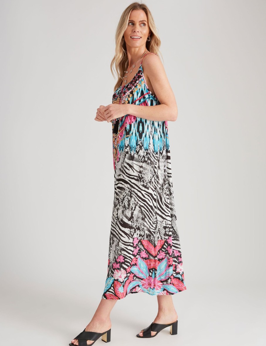 Dresses Millers | Millers Sleeveless Rayon Wow Maxi Dress