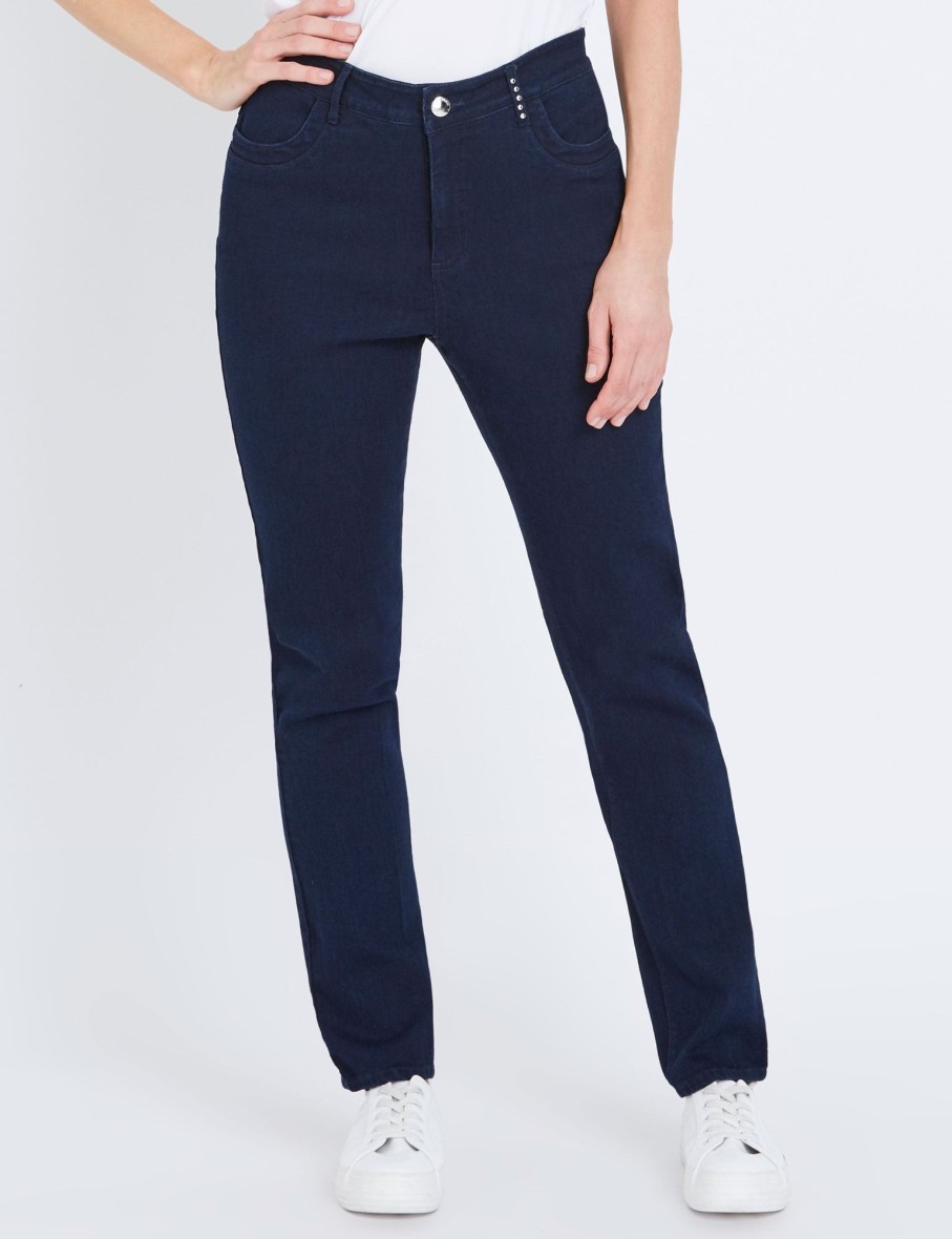 Bottoms WLane | W.Lane Shaper Shaper Full Length Jeans