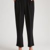 Bottoms Millers | Millers Full Length Elastic Waist Texture Pant