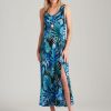 Dresses NoniB | Noni B Palm Print Knitwear Dress