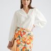 Bottoms Katies | Katies Cotton Canvas Skirt