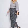 Bottoms Autograph | Autograph Woven Crinkle Wide Leg Pants