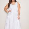 Dresses Autograph | Autograph Woven Tiered Linen Maxi Dress