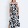 Dresses Millers | Millers Sleeveless Overlay Crinkle Maxi Dress