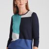 Knitwear WLane | W.Lane Colour Block Pullover Jumper