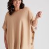 Knitwear Autograph | Autograph Knit Button Poncho