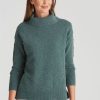 Knitwear WLane | W.Lane Cowl Dobby Pullover Top