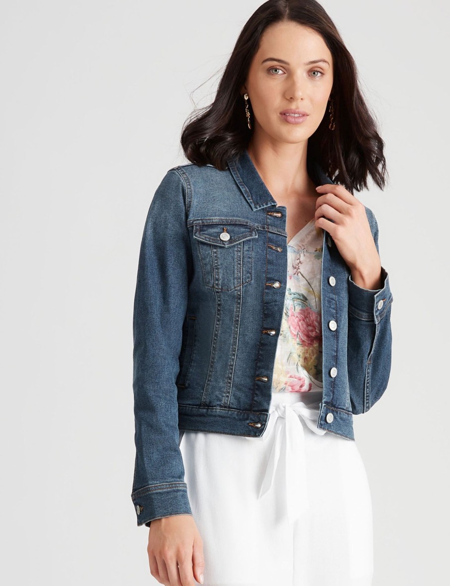 Outerwear Katies | Katies Denim Jacket