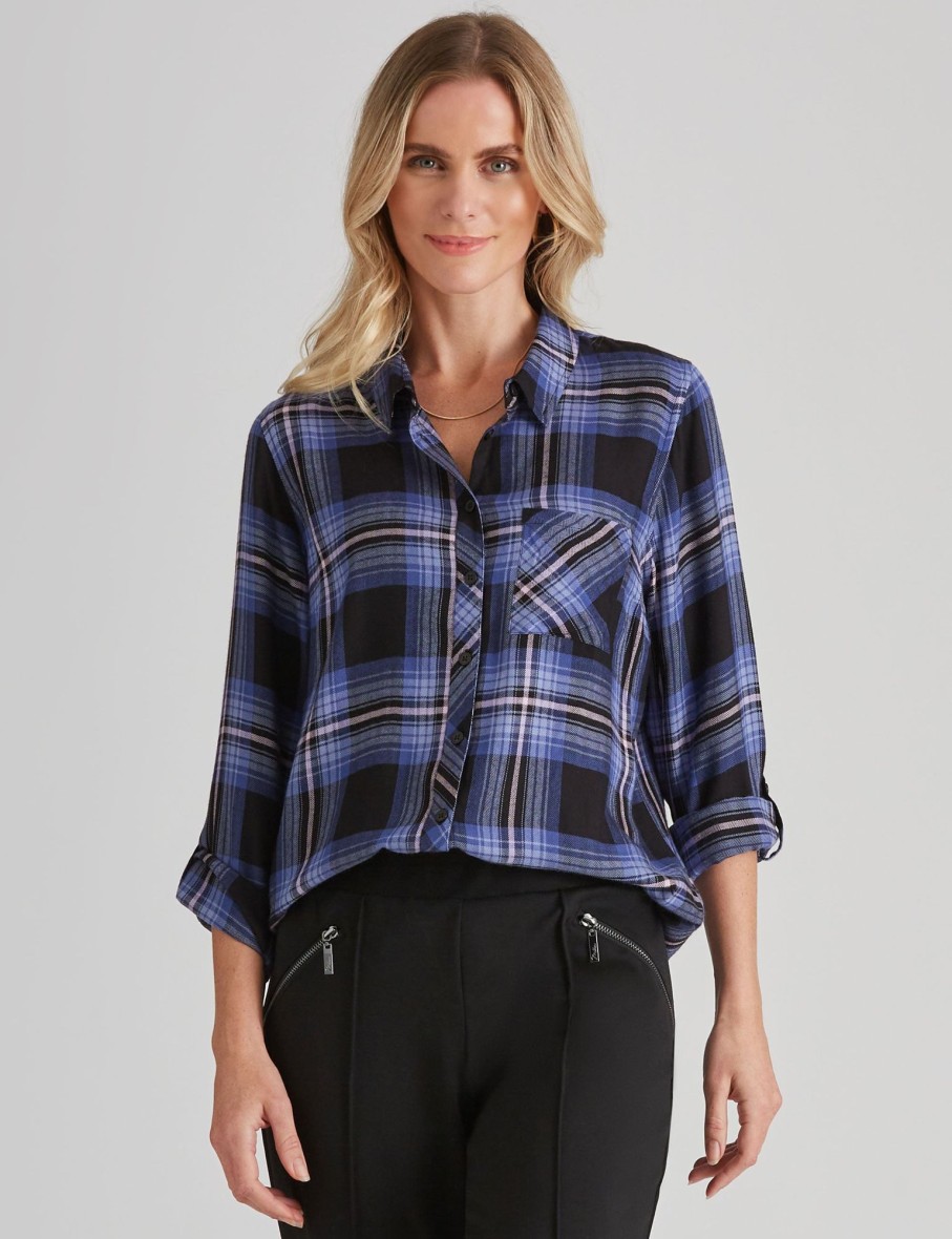 Tops Millers | Millers Tured Twill Check Shirt