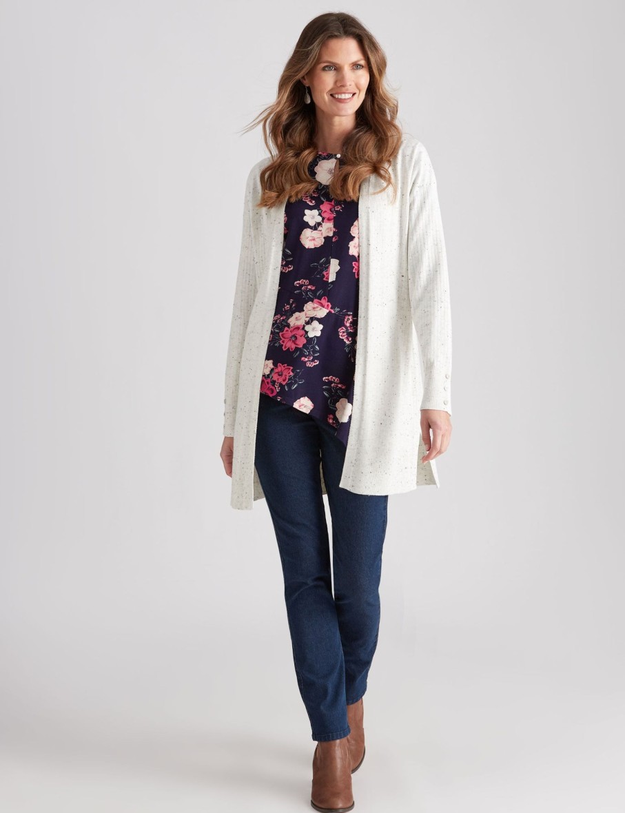 Knitwear WLane | W.Lane Rib Detail Cardigan